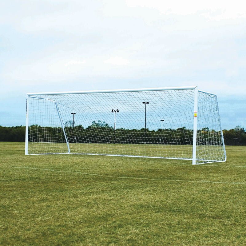 Douglas PRO Portable Soccer Goals, 4″ Round Aluminum, Official Size with 4mm Nets Douglas