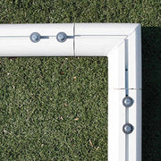 Douglas CLUB Portable Soccer Goals, 3" Round Aluminum Douglas