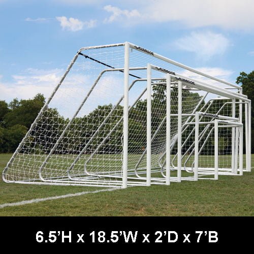 Douglas CLUB Portable Soccer Goals, 3" Round Aluminum Douglas