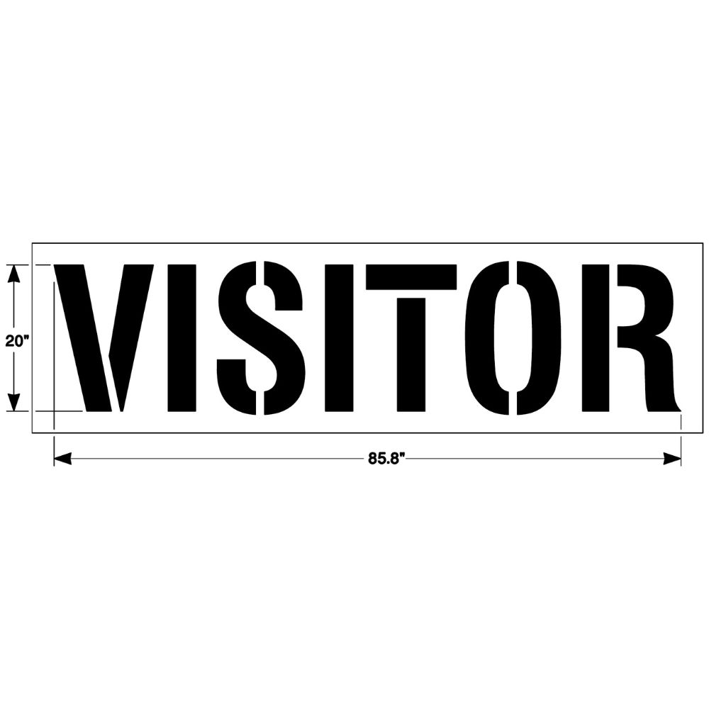 Newstripe VISITOR Stencil Newstripe