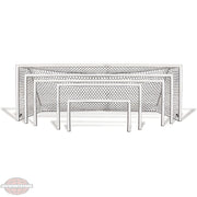 First Team Golden Goal 44 Square Aluminum Portable Soccer Goals (Pair) - JoySportStore