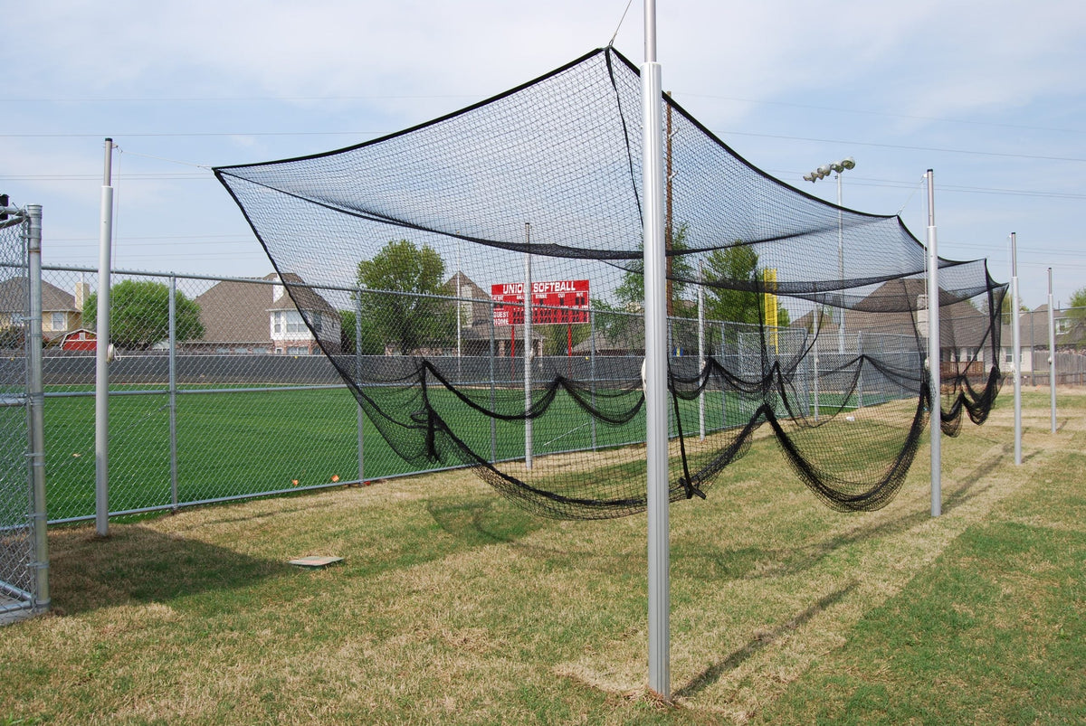 Gared Outdoor 3-1/2″ O.D. Aluminum Batting Cage, 55′ Gared