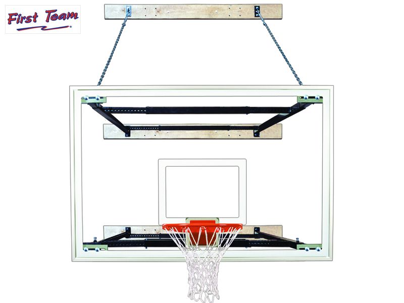First Team SuperMount68 Tradition Wall Mount Basketball Goal First Team