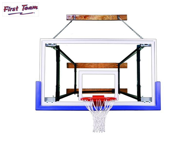 First Team FoldaMount82 Triumph Folding Wall Mount Basketball Goal First Team