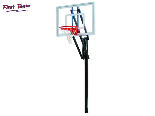 First Team Vector III In Ground Adjustable Basketball Goal First Team