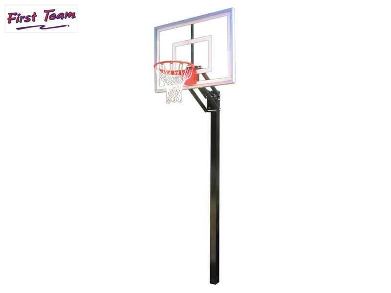 First Team Champ Turbo In Ground Adjustable Basketball Goal First Team
