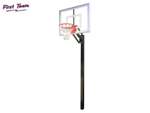 First Team Champ Turbo In Ground Adjustable Basketball Goal First Team