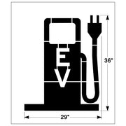 Newstripe Electric Vehicle (EV) Charging/Parking Stencil Newstripe