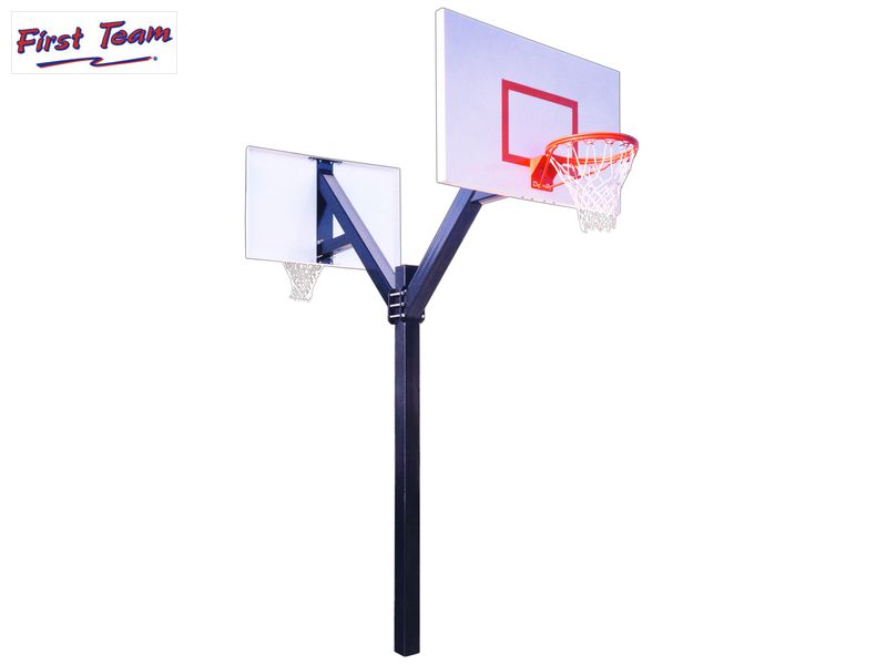 First Team Legend Jr. Extreme Dual Fixed Height Basketball Goal First Team