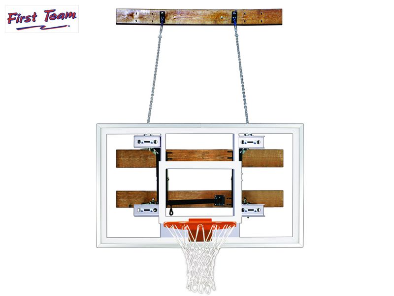 First Team FoldaMount 68 Select Folding Wall Mount Basketball Goal First Team