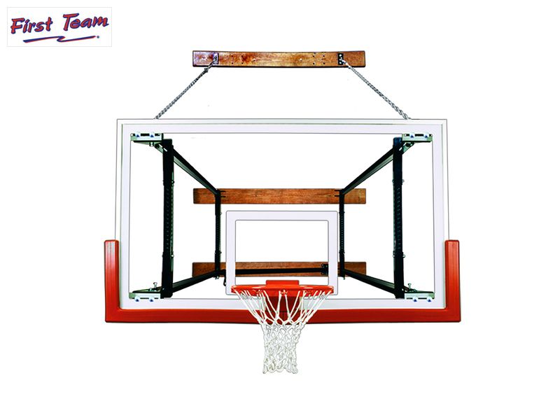 First Team FoldaMount82 Victory Folding Wall Mount Basketball Goal First Team