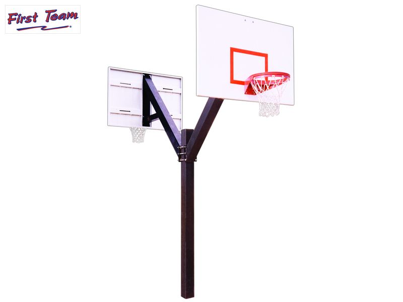 First Team Legend Playground Dual Fixed Height Basketball Goal First Team