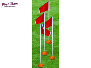 First Team FT4025TF Official Soccer Corner Flags with Weighted Base First Team
