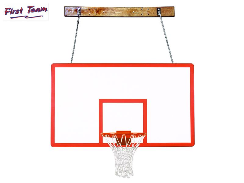 First Team FoldaMount46 Performance Folding Wall Mount Basketball Goal First Team