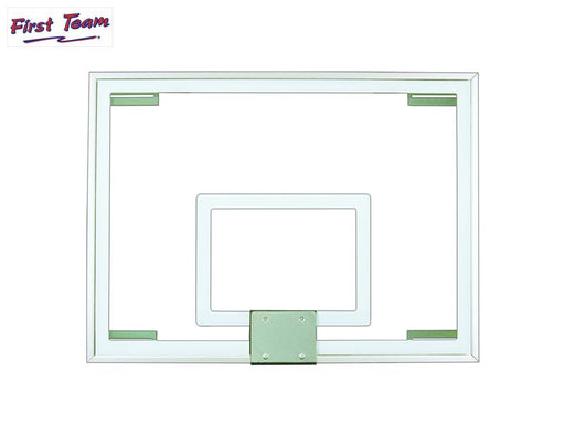 First Team FT231 Gymnasium Glass Basketball Backboard First Team