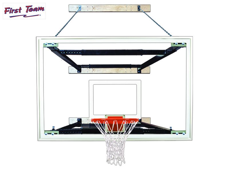 First Team SuperMount82 Tradition Wall Mount Basketball Goal First Team