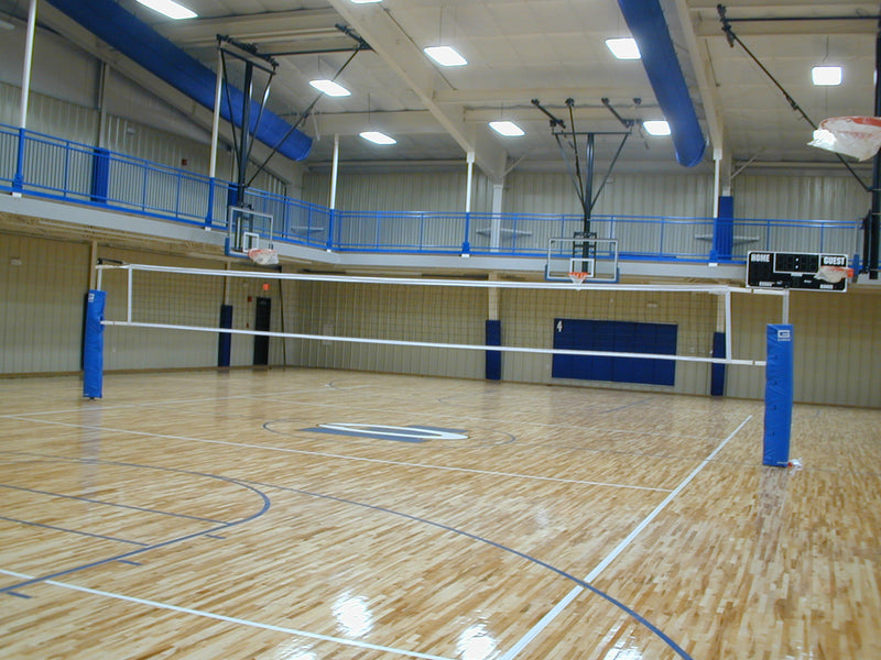 Gared RALLYLINE 3 1/2″ OD Scholastic Telescopic One-Court Volleyball System, Less Floor Sleeves and Covers Gared