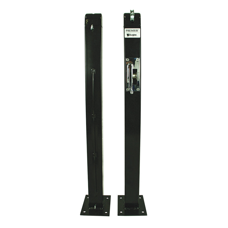 Douglas Premier Douglas® Square Surface Mount Tennis Net Posts Douglas