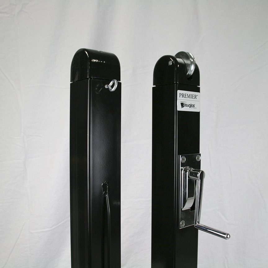 Douglas Premier Douglas® Square Surface Mount Tennis Net Posts Douglas