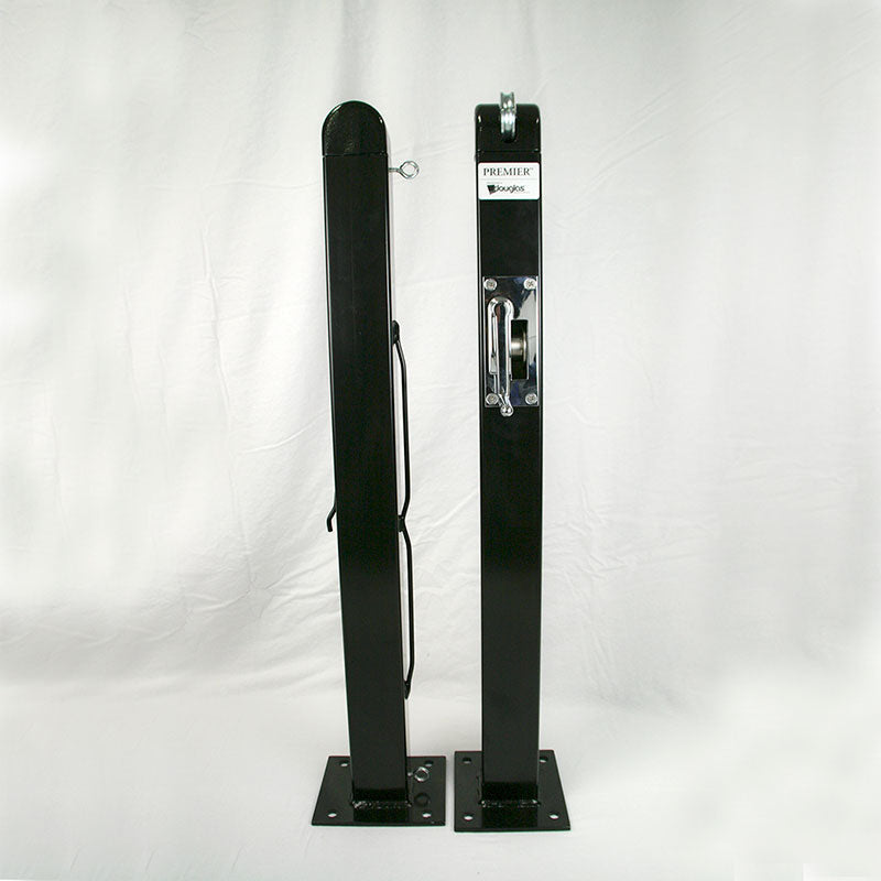 Douglas® Premier™ Square Surface Mount Pickleball Posts Douglas