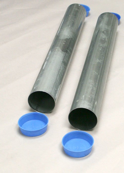Douglas GS-24RD Galvanized Steel Ground Sleeves 24″ Long for 3″ OD Posts Douglas