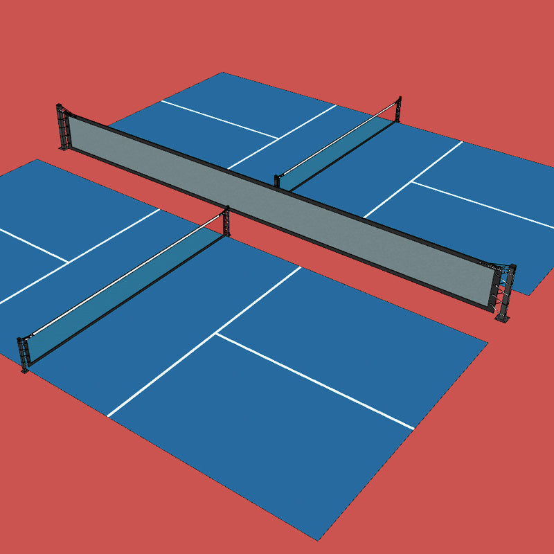 Douglas Surface Mount Pickleball Court Divider System Douglas