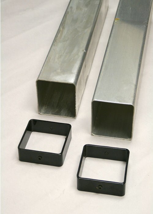 Douglas 4" SQ Aluminum Ground Sleeves with Collars for Sand Volleyball Douglas