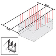 Douglas® Indoor Batting Tunnel Ceiling Suspension Kit Douglas