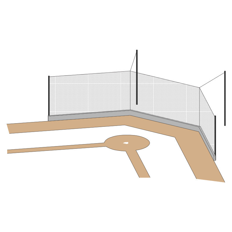 Douglas® Suspended Backstop Cable Hardware Kit Douglas