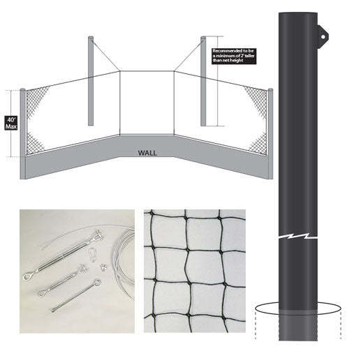 Douglas Durable Douglas® Suspended Backstop Cable System Douglas