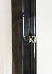 Eye bolt bracket in the structured channel of the aluminum post