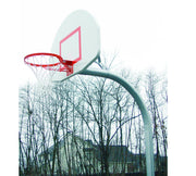 Douglas Gooseneck 4.5" FST Basketball System, Fan Shaped Steel Douglas