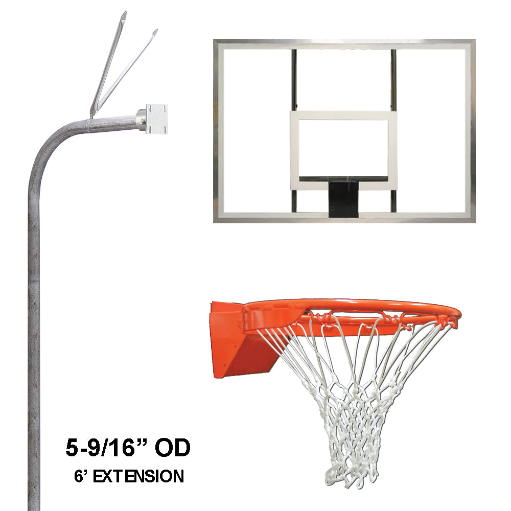 Douglas Durable Gooseneck 5-9/16" RPGR Basketball System Douglas