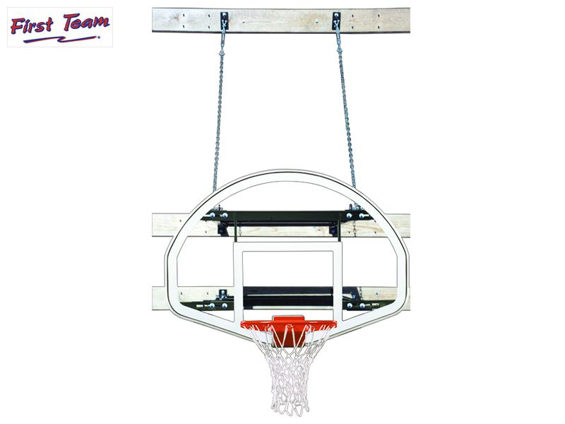 First Team SuperMount23 Advantage Wall Mount Basketball Goal First Team