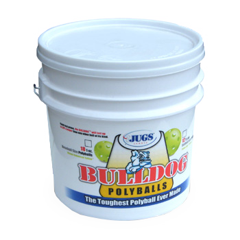 JUGS Bucket of Bulldog Baseballs or Softballs JUGS Sports