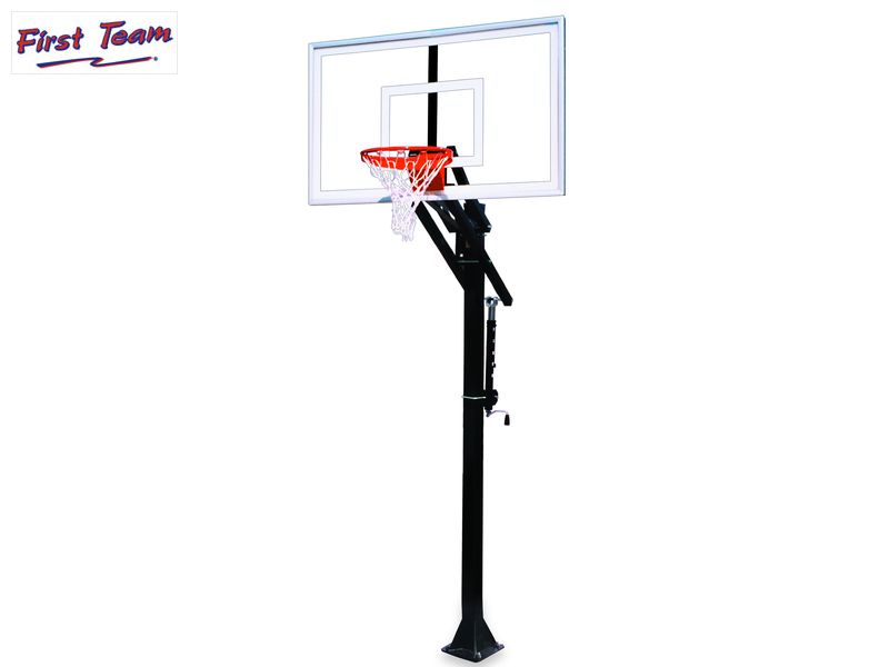 First Team Jam Nitro BP In Ground Adjustable Basketball Goal First Team