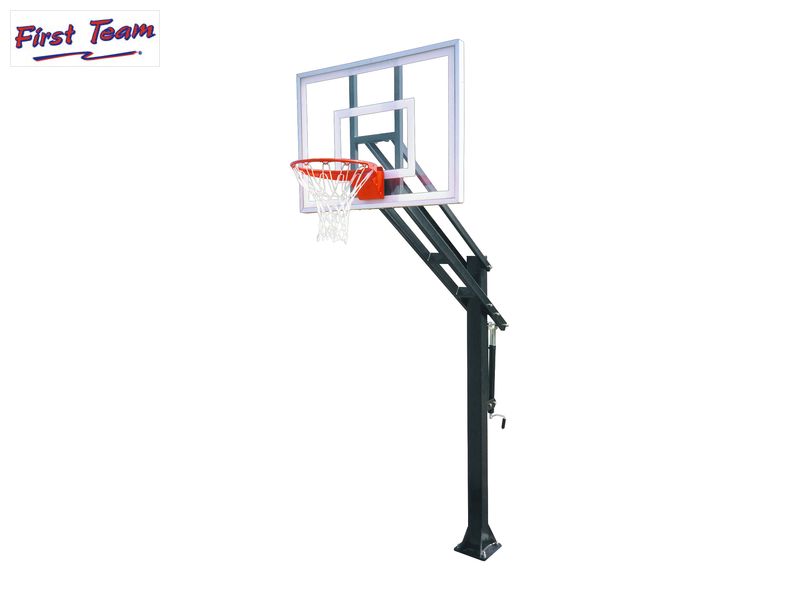 First Team Force III In Ground Adjustable Basketball Goal First Team
