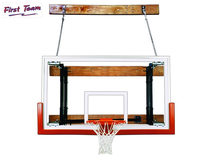 First Team FoldaMount68 Victory Folding Wall Mount Basketball Goal First Team