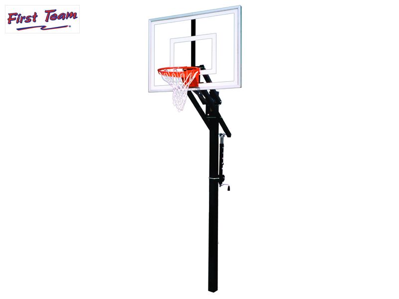 First Team Jam III In Ground Adjustable Basketball Goal First Team