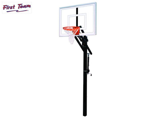 First Team Jam III In Ground Adjustable Basketball Goal First Team