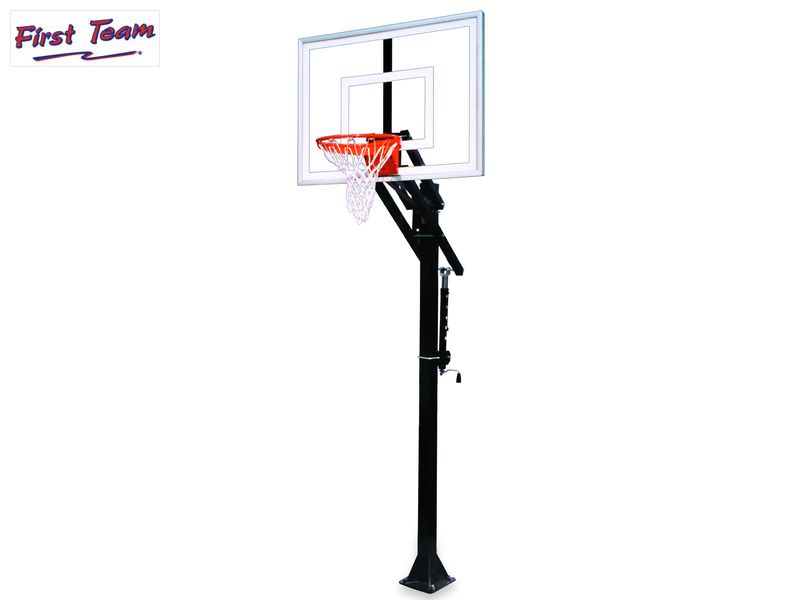First Team Jam Turbo BP In Ground Adjustable Basketball Goal First Team