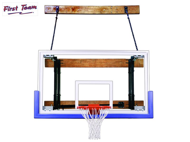 First Team FoldaMount46 Triumph Folding Wall Mount Basketball Goal First Team