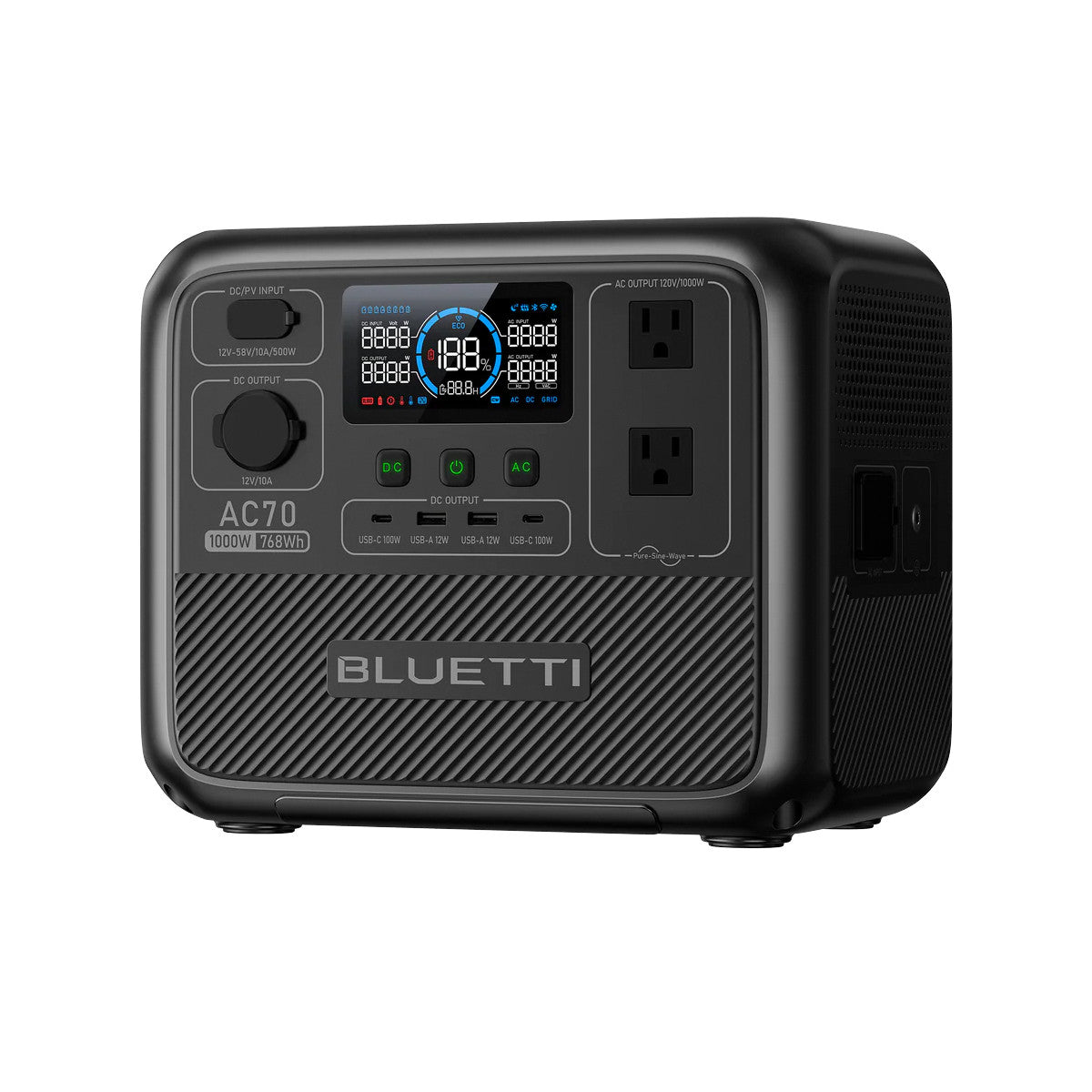 JUGS bluetti AC70 Portable Power Station JUGS Sports