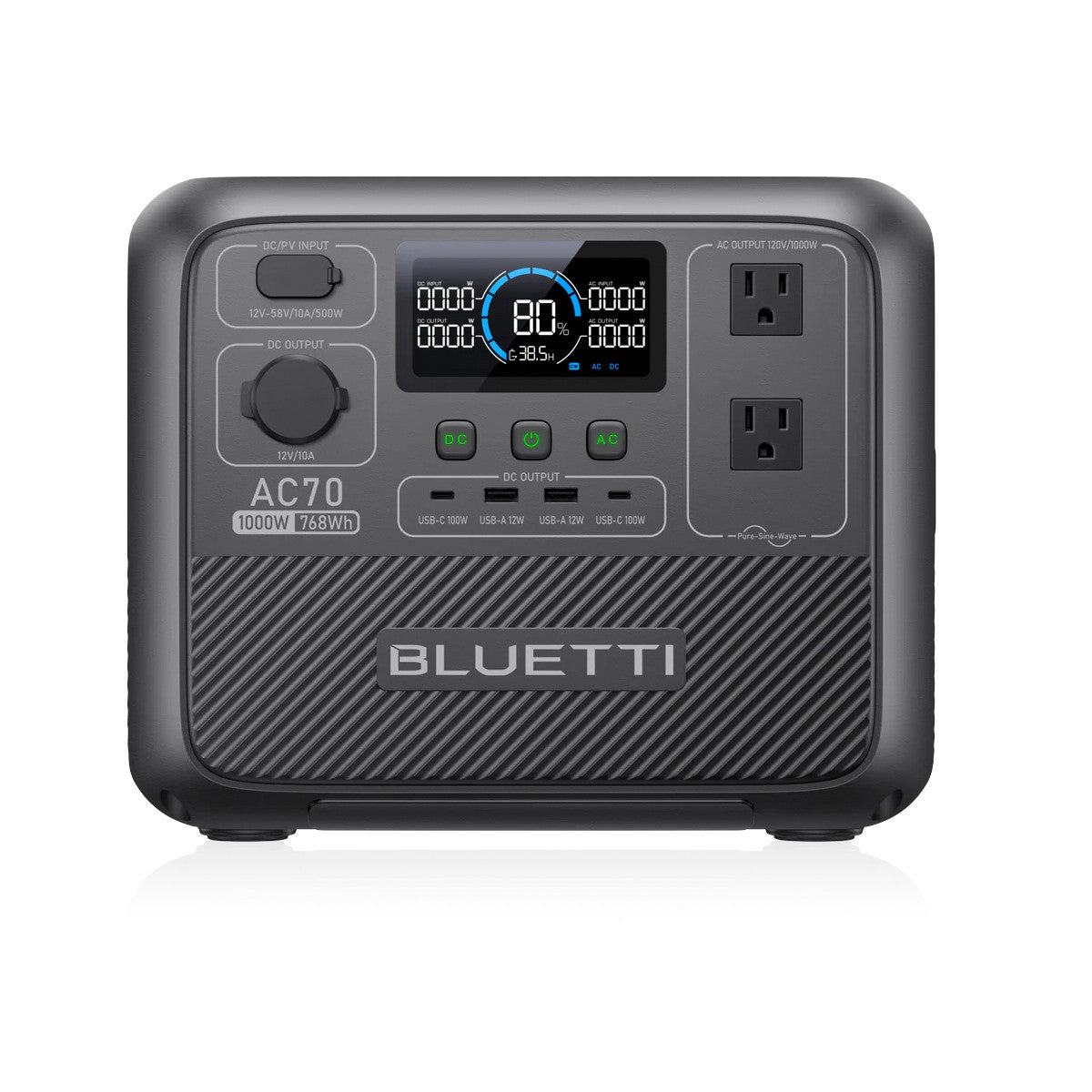 JUGS bluetti AC70 Portable Power Station JUGS Sports