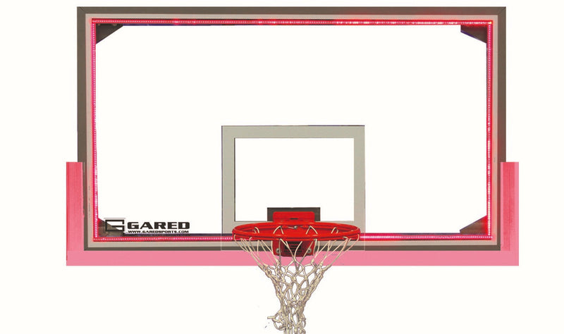 Competition Glass Basketball Backboard with Buzzer Beater Lights Gared