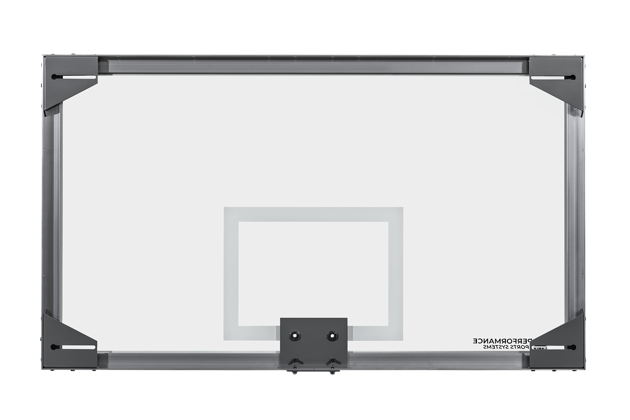 Gared 42” x 72” Regulation Competition Basketball Glass Backboard Gared