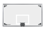 Gared 42” x 72” Regulation Competition Basketball Glass Backboard Gared
