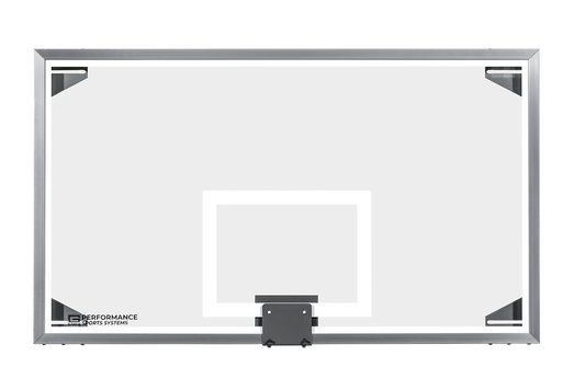 Gared 42” x 72” Regulation Competition Basketball Glass Backboard Gared