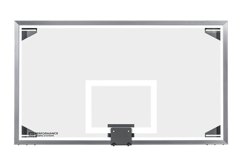 Gared 42” x 72” Regulation Competition Basketball Glass Backboard Gared