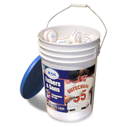 JUGS Bucket of JUGS Pearl Baseballs JUGS Sports